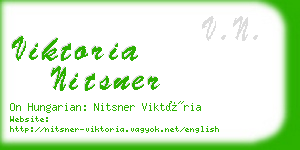 viktoria nitsner business card